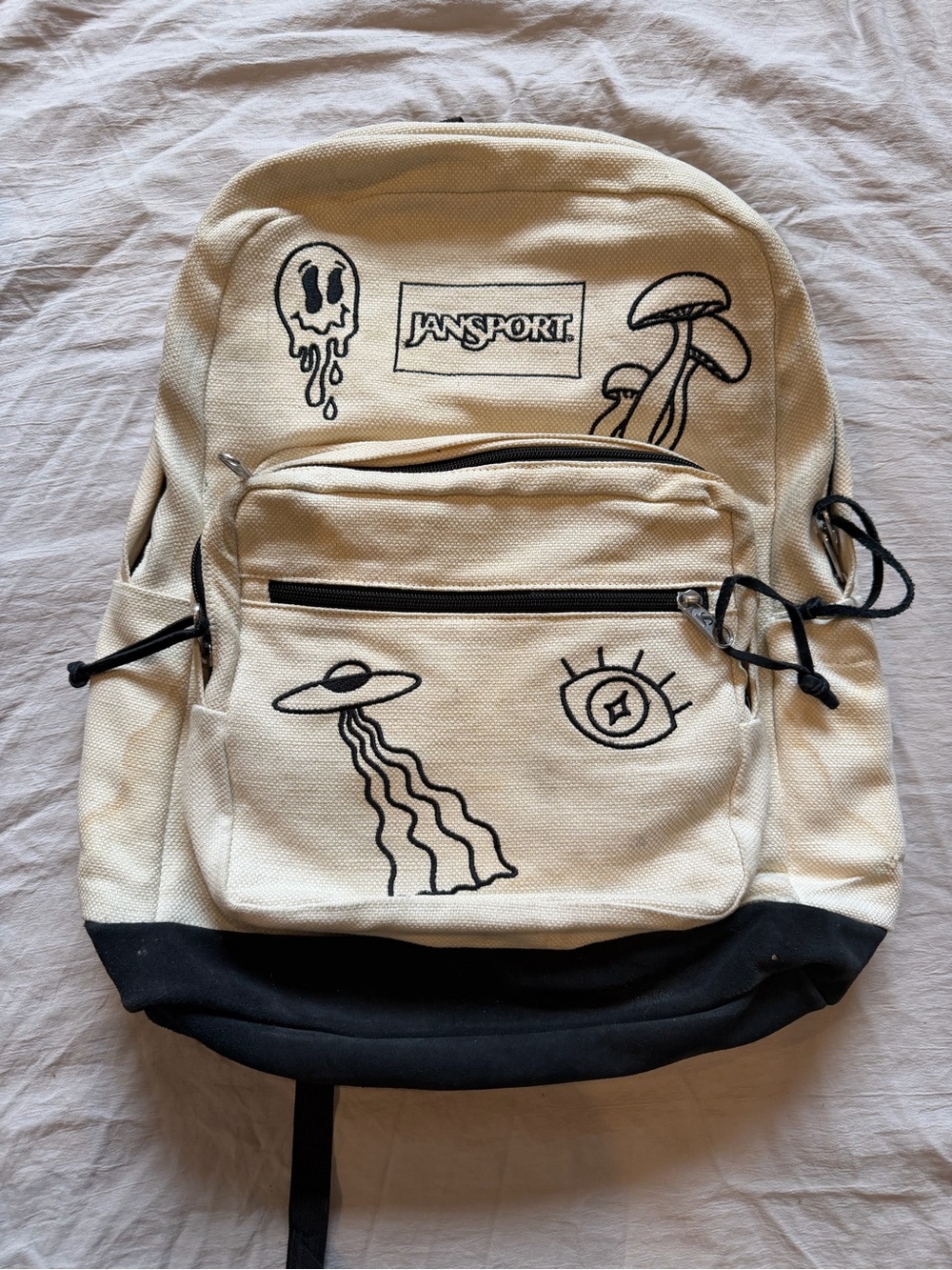 JANSPORT right expressions canvas backpack with 15” laptop sleeve